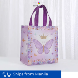 6 Pcs Butterfly Design Loot Bag Party Favor Souvenir Giveaway Giveaways Waterproof Non-woven Tote Bag