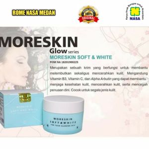 KRIM MORESKIN SOFT AND WHITE - CREAM PENCERAH WAJAH Nasa Grosir