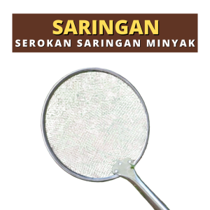 Saringan Minyak Goreng Stainless - Serok Minyak