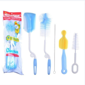 karabl shop  ชุดแปรงล้างขวด เซ็ต 5 ชิ้น แปรงล้างขวดนม ชุดสุดคุ้ม