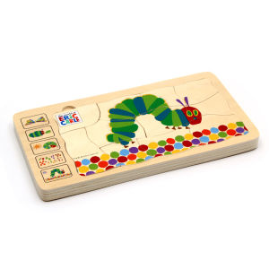 【SG Stock】The Very Hungry Caterpillar Wooden Jigsaw Puzzles My First Puzzle Board book