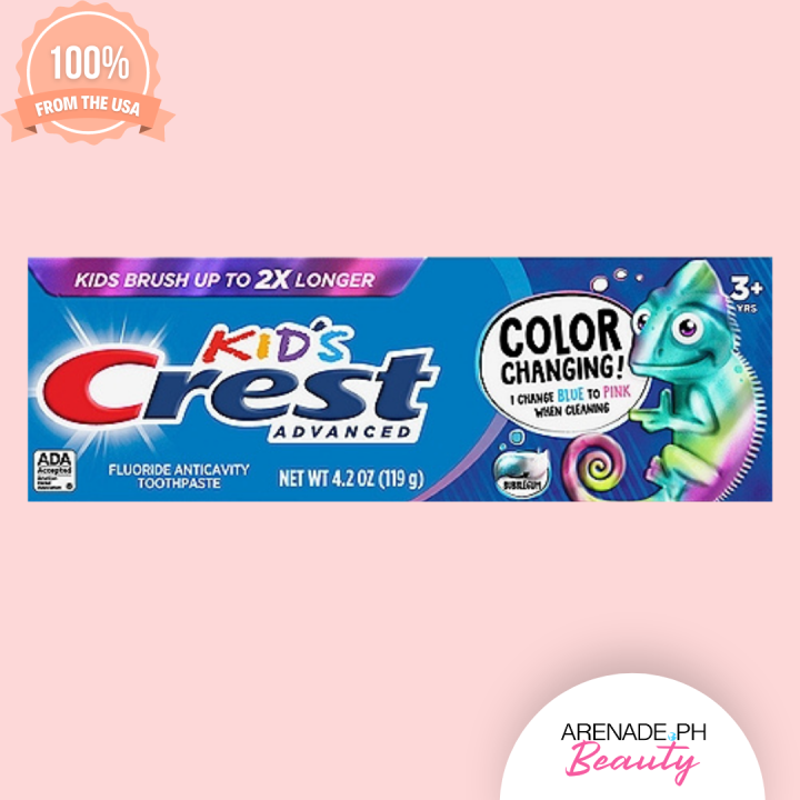 Crest Advanced Kid's Fluoride Anticavity Toothpaste Bubblegum - 4.2oz ...