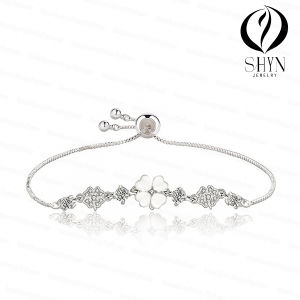 Lắc tay bạc đính đá cá tính trang sức nữ cao cấp ý 925 Lắc tay bạc Phúc Minh Jewelry đá có đính thể điều chỉnh Vòng tay bạc Lắc tay bạcđính đá cá tính White S925 Subtle Bracelet Silver Bạc cao cấp