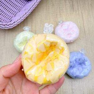 MING1996 Squishy Toy Crispy Skin Ball Hand Relax Handmade Sensory Fidget Ball Boys Girls Pinch Cracking Wax Ball Home Office