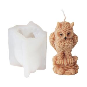 Sturdy Silicone Owl Crafting Mold Comfortable Silicone Owl Mould for Evenly Sized in Art Projects