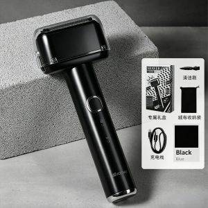AE Reciprocating electric shaver compact and portable suitable for travel magnetic attachment fully washable hammer-style shaver for men