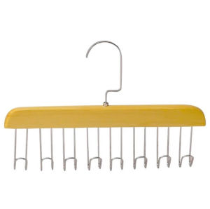 Móc gỗ treo đồ đa năng móc xoay 360 độ tiết kiệm không gian tủ quần áo