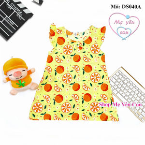 Váy đầm chữ A Size 6 (16-17kg) Tole/lanh 2 da loại 1. Được chọn mẫu. Phom rộng vải tole mát rượi.
