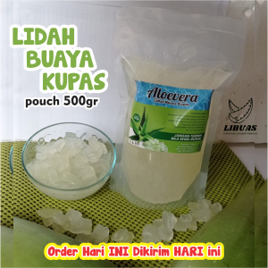 NATA DE ALOEVERA | LIDAH BUAYA KUPAS 500gr | Fresh dan siap untuk dikonsumsi