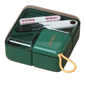 MKEB แบบพกพาได้ กล่องชุดด้ายเย็บผ้า คู่มือการใช้งาน ดีไอวาย ชุดเครื่องมืองานฝีมือปักลาย มืออาชีพอย่างมืออาชีพ มัลติฟังก์ชั่ เครื่องมือเย็บปัก การเดินทางการเดินทาง