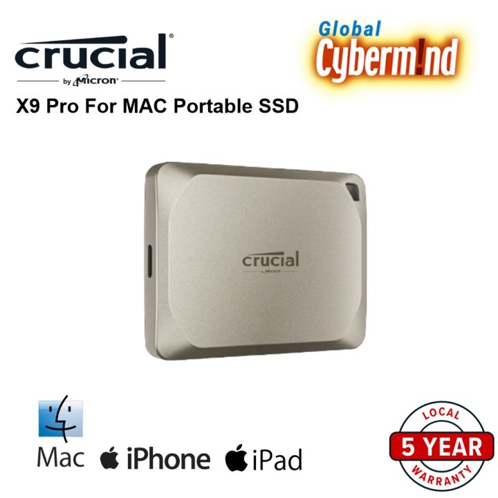 Portable Ssd Crucial Hard Disk Crucial X9 Pro For MAC Portable SSD