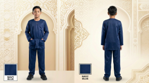 CY 1920 Pasang Baju Melayu Kanak Kanak Lelaki Kain Sejuk Mesra Wuduk Baju Melayu Johol Baju Melayu Slim Fit Premium Quality Royal Blue Emerald Green Matte Black Maroon Navy Blue