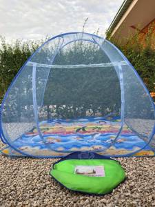 มุ้งสปริงกันยุงกันแมลง มุ้งโยน กางง่ายเก็บง่าย