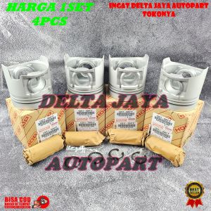 PISTON ASSY BAJA HINO DUTRO HT130 130HT HOP 1SET 4PCS