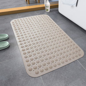 PVC Bath Mat Toilet Shower Non Slip Mat PVC Bathroom Mats Anti Slip Doormat Strong Suction 36*70cm