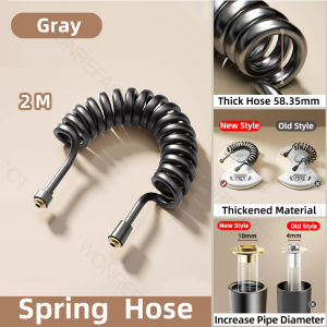 Heavy Duty Spring Coiled Bidet Hose Retractable Shower Tube Anti Tangle Universal Tubo Sa Bidet Bathroom Accessories