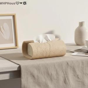 WP💓💛💖 1PC Resin Cave Stone Tissue Box Vintage Simple Style Napkin Paper Holder for Coffee Table Living Room Decoration