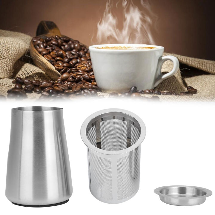[Pannow] Coffee Powder Filter 304 Stainless Steel Fine Mesh Sifter