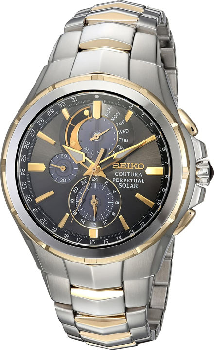 Seiko watch cheap men's solar chronograph