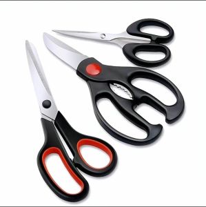LFX 3pcs Scissors Professional Kitchen Scissors MultiFunction Stainless steel Scissors