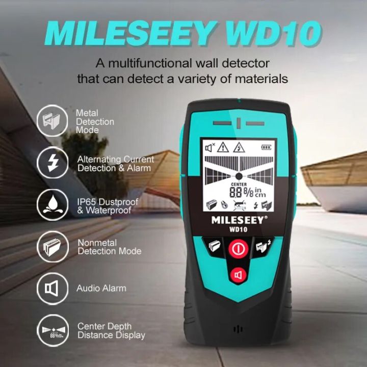 🔥 Mileseey Multifunction Wall Detector With Large Area Sensor Metal