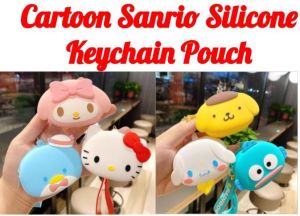 Cartoon Sanrio Silicone Keychain Pouch/Trace Together Token Pouch/Coin Pouch