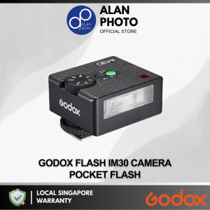 Godox Flash IM30 Camera Pocket Flash 6500K ± 200K Color Temperature S1/S2 Dimming 7 Power Levels (1/64 to 1/1)