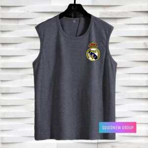 SINGLET DEWASA R.MADRID/ATASAN KAOS LENGAN PENDEK/SINGLET OLAHRAGA/KASUAL/PAKAIAN DALAM