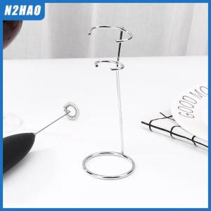 N2HAO 1PC Kitchen Mixer Stands Versatile Stainless steel Egg Beater Rests Eggbeater Silver Brackets