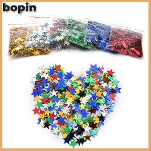 Bopin งานแต่งงานประกายกระจายดาวตาราง Confetti ฟอยล์ตกแต่งวันเกิดปาร์ตี้