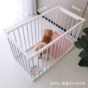 Pet Fence Cage Dog Playpen Fence Dog CrateFence Small and Medium-Sized Dogs Indoor Fence Assembly Living Room 19dian Dog CrateFence