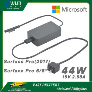 15V 2.58A for Microsoft NEW Surface Pro 5 6 Laptop Power Adapter 1800 1796 44W Charger 【With AC Cable】