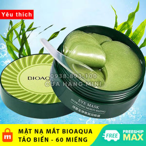 【CHÍNH HÃNG】 Combo 60 Miếng Mặt Nạ Mắt Bioaqua Dưỡng Ẩm Mờ Thâm Quầng Tảo Biển Màu Xanh