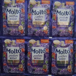 36 SACHET MOLTO 1000 ELEGANT FRENCH RASPBERRY (PELEMBUT & PEWANGI PAKAIAN)