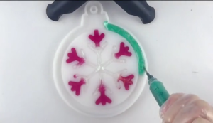 Christmas Tree Pendant Epoxy Resin Mold Xmas Party Decorations Silicone Mould DIY Crafts Keychain Casting Tools