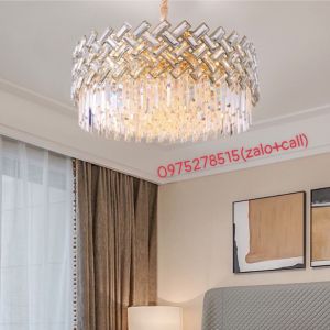 Đèn Thả Trần Chùm Pha Lê CERATA-881 Trang Trí Sang Trọng Đẳng Cấp Phù Hợp Mọi Không Gian Nhà Bạn Tặng Kèm Bóng LED [ Bảo Hành 5 Năm ]