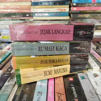 Paket novel Tetralogi Buru Pramoedya ananta toer bumi manusia dll