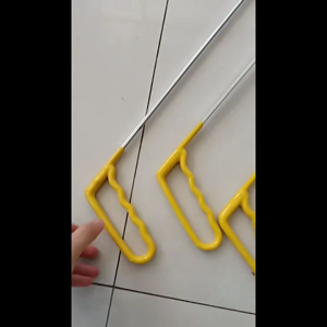 6Pcs Car Body Dents Repair Tool Professional Push Rod Hooks Stainless Dents Repair Tool Crowbars Hand Tool