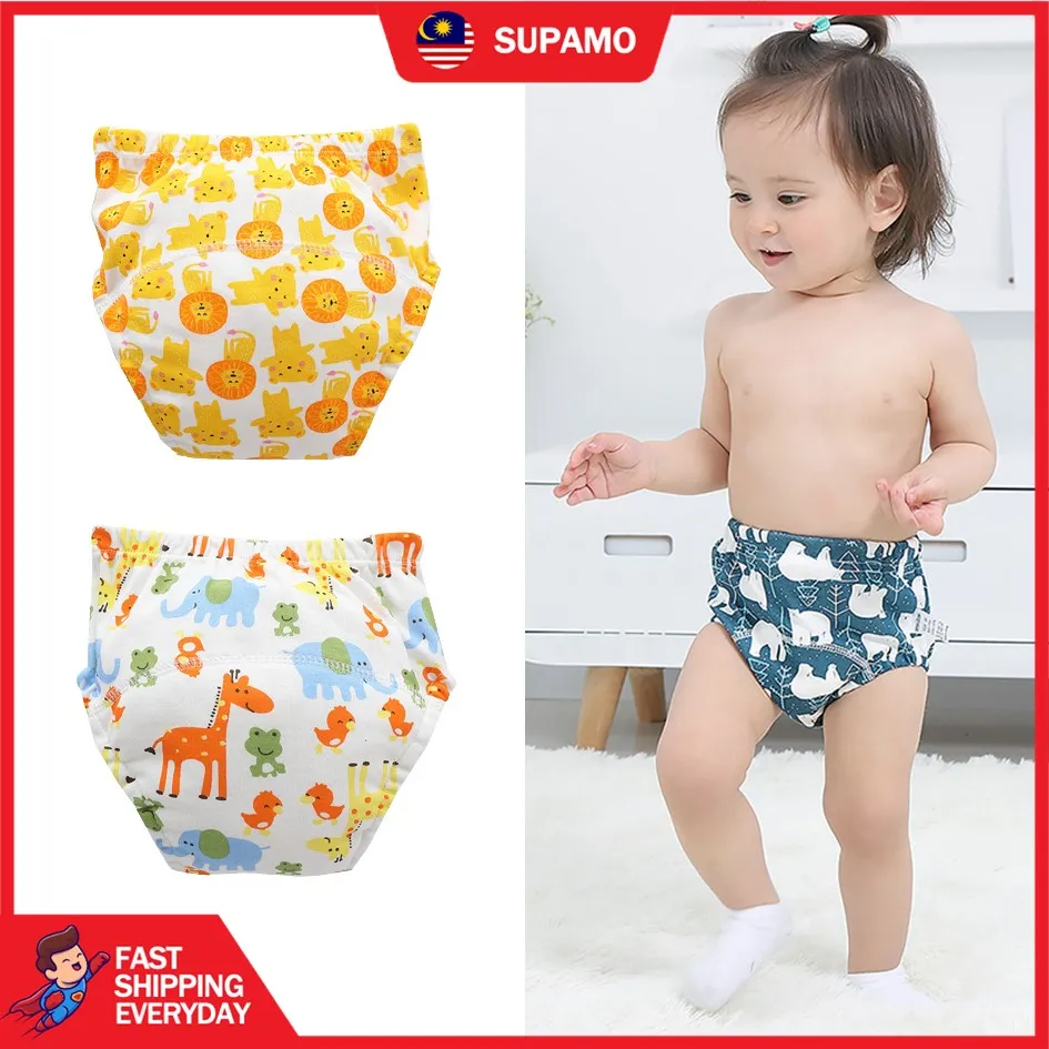 Kids Potty Training Pants Baby Underwear Toilet Cloth Diaper Pant Learning  Pant 0-6T