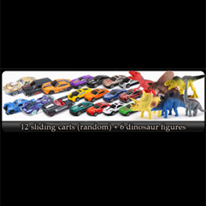 Childrens Dinosaur Swallowing Vehicle Ejection Sliding Transport Track Storage Alloy Car Puzzle Toy Car