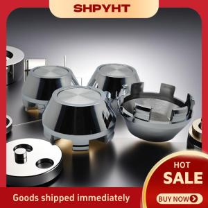 SHPYHT 4pcs cho Nissan Mazda phụ kiện 64mm xe bánh xe trung tâm mũ với logo rắn Biểu tượng logo rim hubcap Bìa