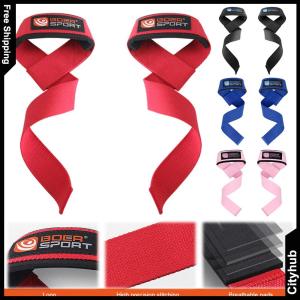 4 Pairs Wrist Straps Gym Workout Strap Wrist Support Strap for Strength Training