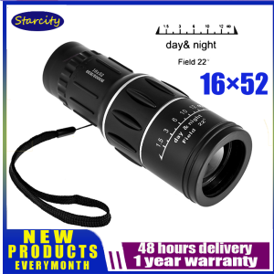 【Free Shipping+Local sellers】Monocular 16X52 High Magnification Non-Infrared Low Light Night Vision All-Optical Coating Monocular Binoculars Tlescope Astronomical