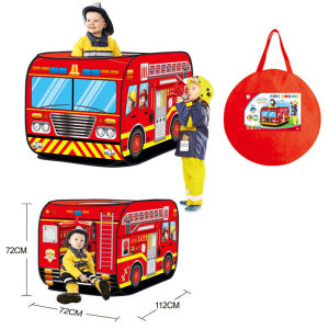 Hot Childrens Indoor Cosplay Tent Popup Play Tent Baby Toy Outdoor Foldable Playhouse Fire Truck Police Car icecream Store School Bus car kids Game House Bus shape play House