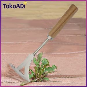 Arit Pemotong Rumput Stainless 30cm Sabit/Arit Rumput Gagang Kayu/Alat Penyiangan Rumput Manual