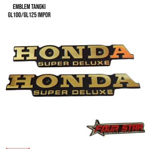 Emblem Tangki GL100 GL125 Bahan Kuningan Impor Murah