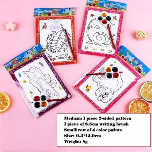 Mainan Lukisan Kanak-kanak Kanak-kanak Warna Latar Belakang Cat Air Graffiti Mainan Kanak-kanak dengan pigmen