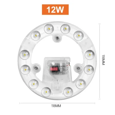 RIACHTAIS 12W 18W 24W 36W 48W 72W Ceiling Lights Round Led Module Durable Led Panel Light Fix Dimmable Ceiling Fan light Room Ceiling