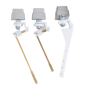 Strong Plastic Tank Levers Handle Replacement Toilet Flush Button Mechanism For Fast flush Response & Long