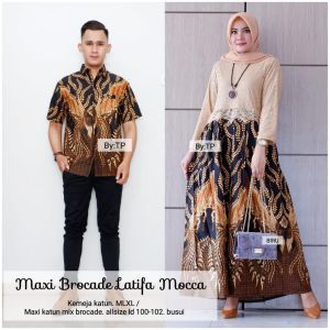 BATIK COUPLE TERBARU /BAJU COUPLE PASANGAN /KEBAYA COUPLE  /GAMIS COUPLE LATIFA